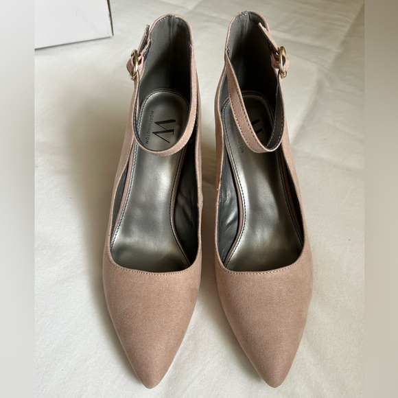 Nude Block Heels - Picture 5 of 8